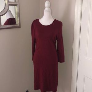 EUC Philosophy maroon dress in size L